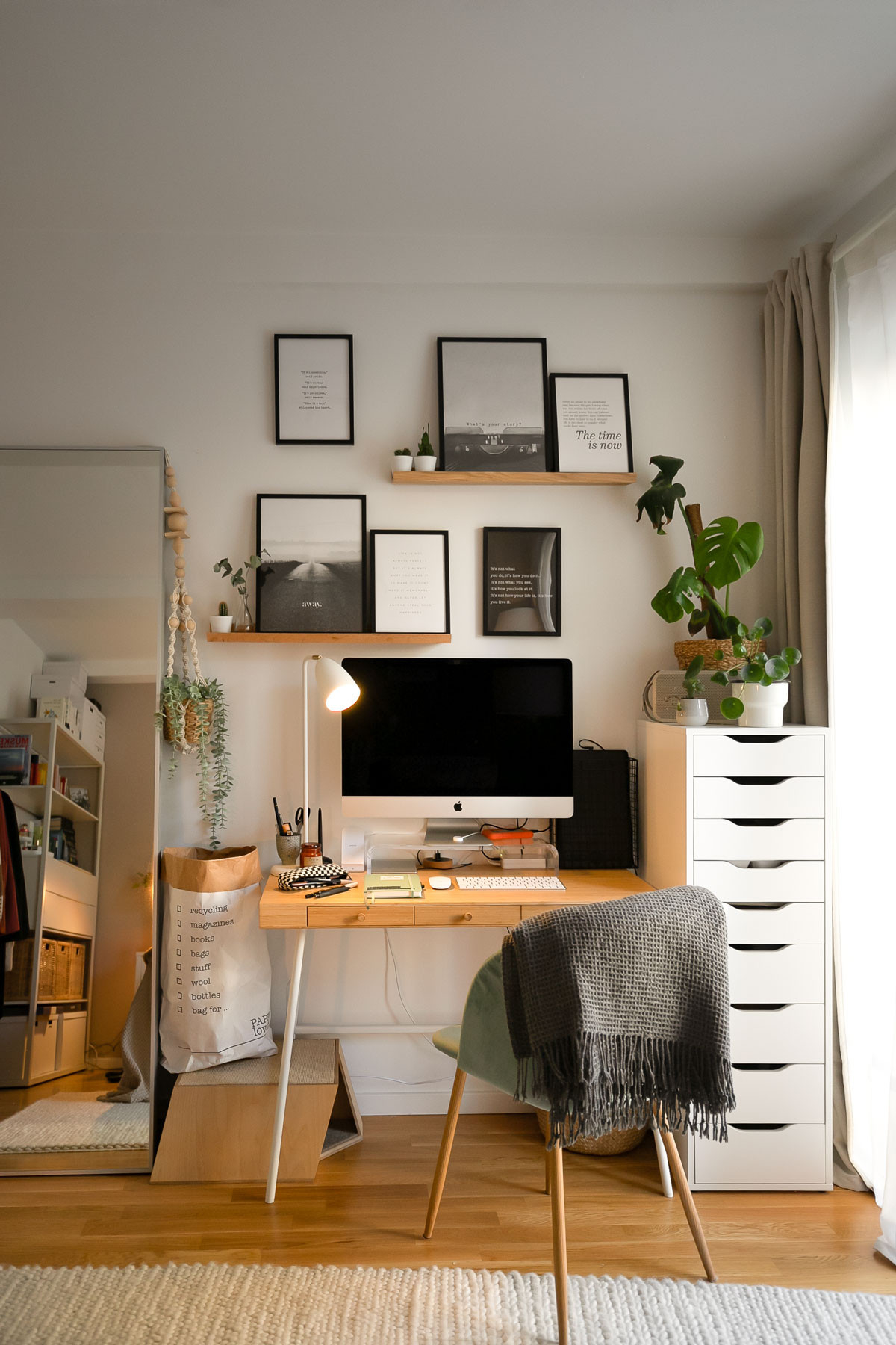 Homeoffice Im Schlafzimmer Einrichten: So Habe Ich Meinen within Schlafzimmer Arbeitszimmer Kombinieren