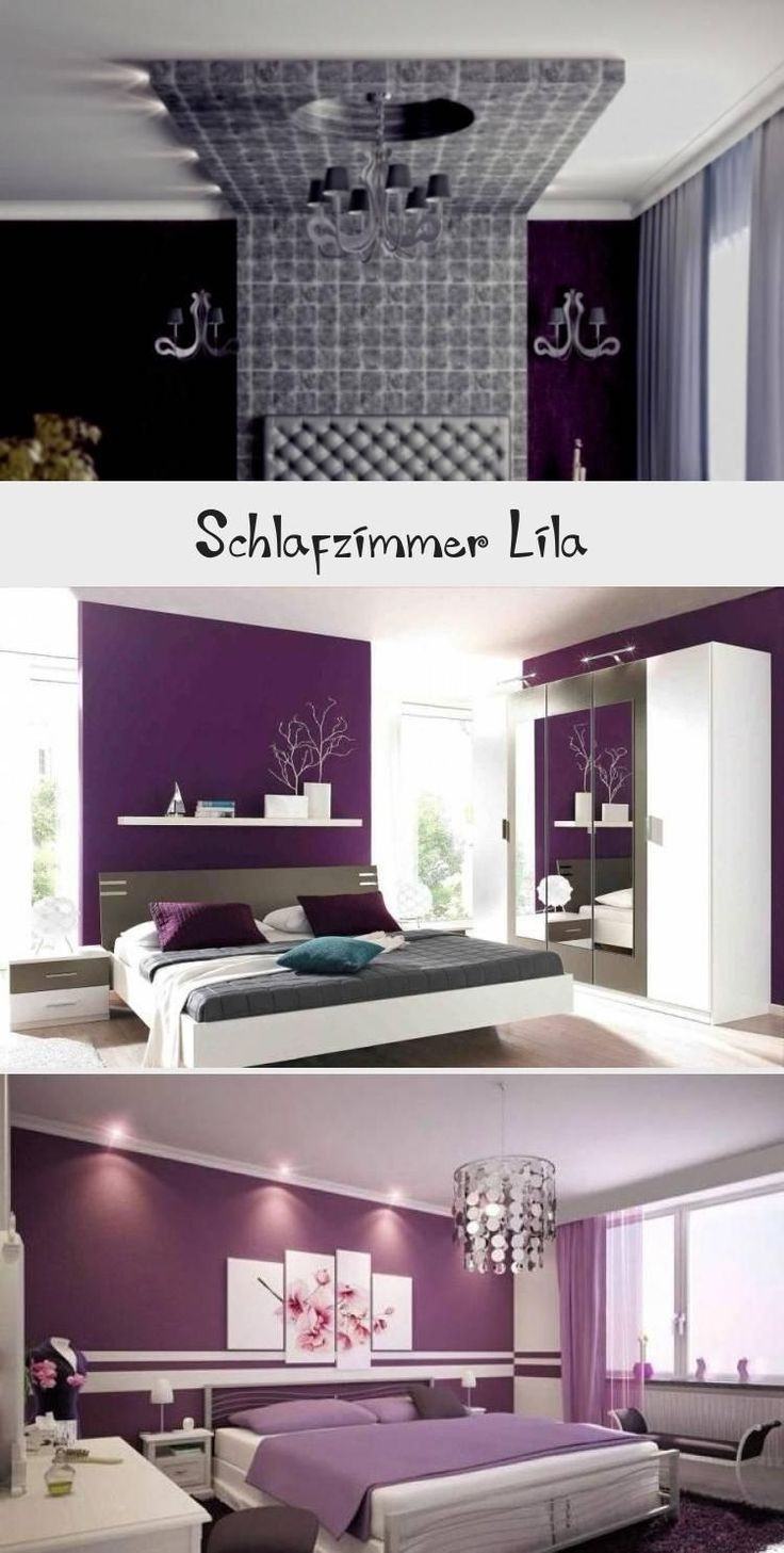 Schlafzimmer Lila | Schwarze Schlafzimmer, Lila Schlafzimmer, Zimmer pertaining to Dekoration Schlafzimmer Lila