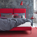 Signalwirkung. Schlafzimmer In Rot Und Grau - [Schöner Wohnen] throughout Schlafzimmer Grau Rot