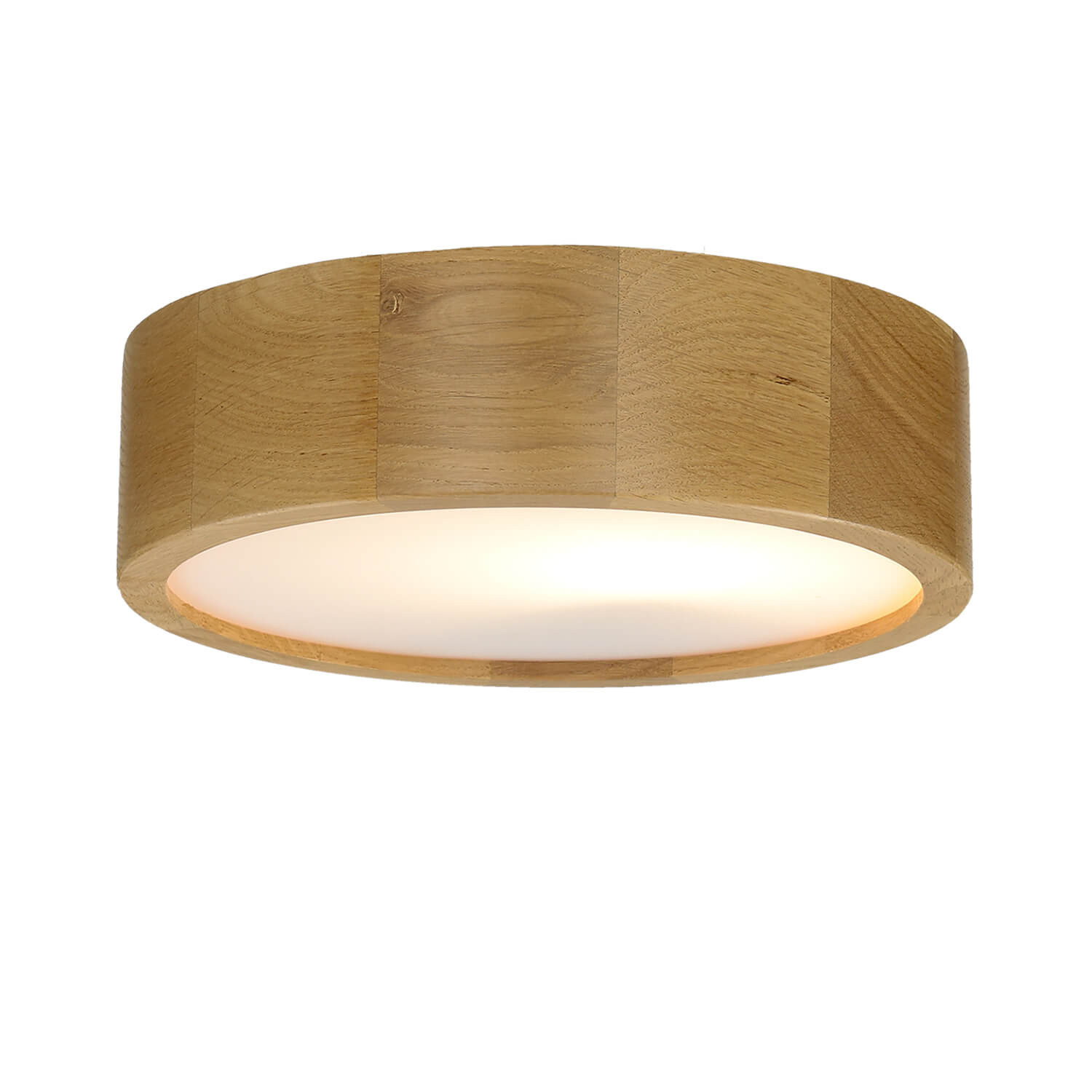 Deckenleuchte Wohnzimmer Eiche Rund Holz Lampe Leuchte throughout Schlafzimmer Lampe Holz