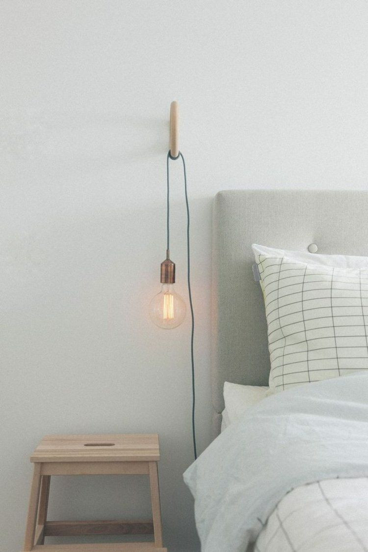 Lampe Glühbirne: Ungewöhnliche Und Schicke Ideen Für Das Interieur with Schlafzimmer Lampe Hängend