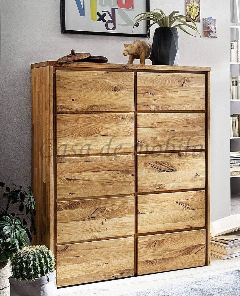 Kommode 88X113X42Cm Rödvig Rustikale Wildeiche Geölt | Casa De Mobila for Kommode Eiche Schlafzimmer