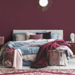 Tapete Vlies Einfarbig Struktur Bordeaux Rot 37749 6 In Bordeaux Schlafzimmer